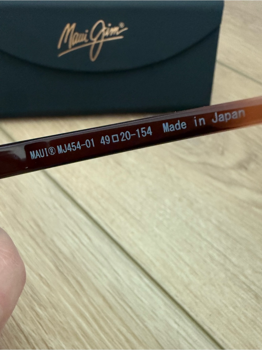 Maui Jim Like New Wailua Translucent Rootbeer Sunglasses Polarized Bronze Lenses - Picture 7 of 7